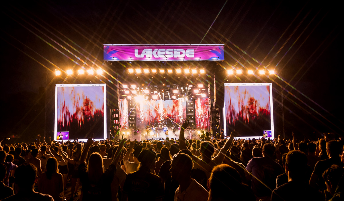 Australian GP concert stage