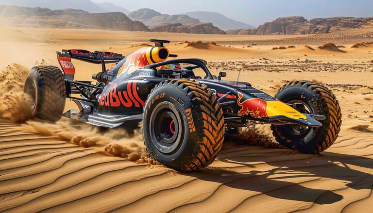 F1 car as offroad car