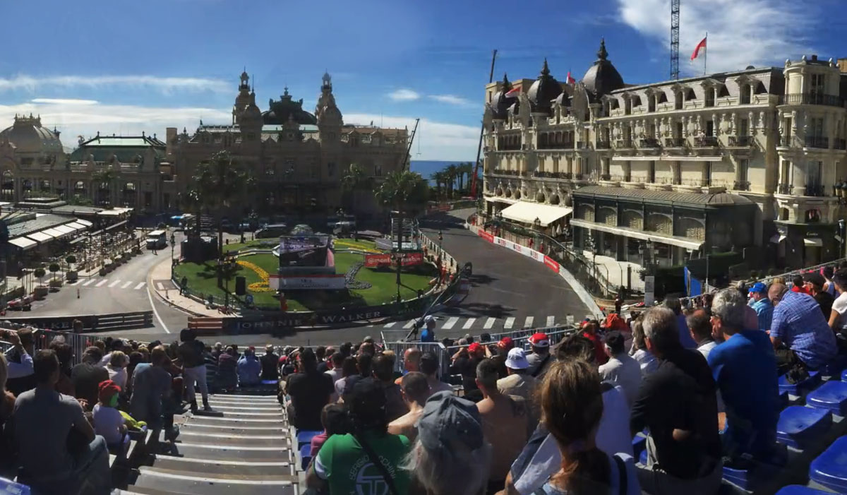 Grandstand B monaco view