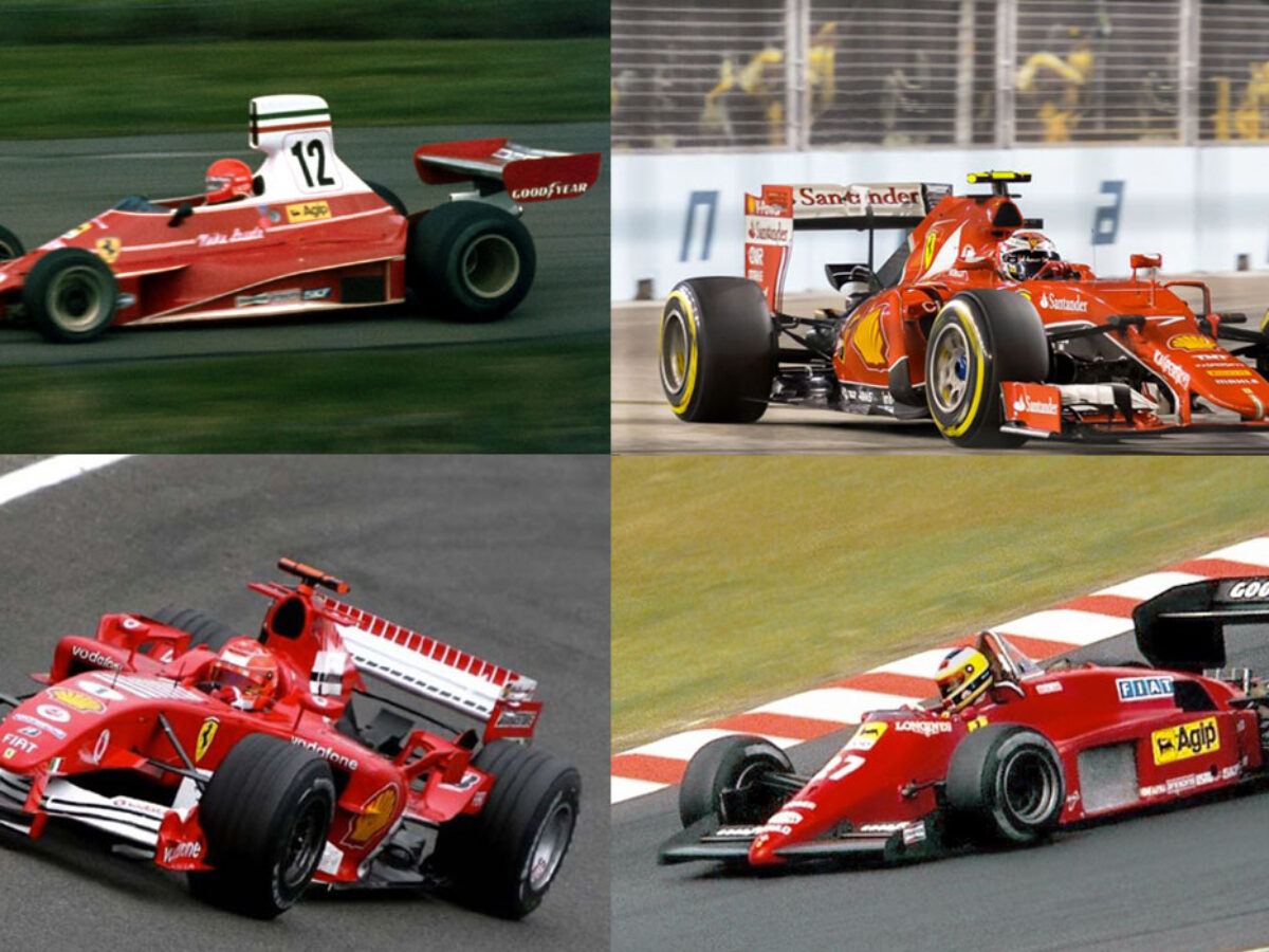 50 years of iconic Ferrari Formula 1 cars