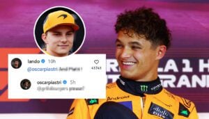 Lando Norris and Oscar Piastri