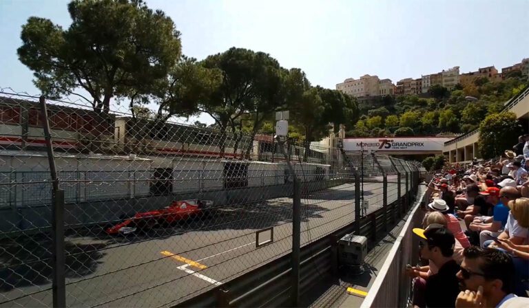 Monaco grandstand X1 view
