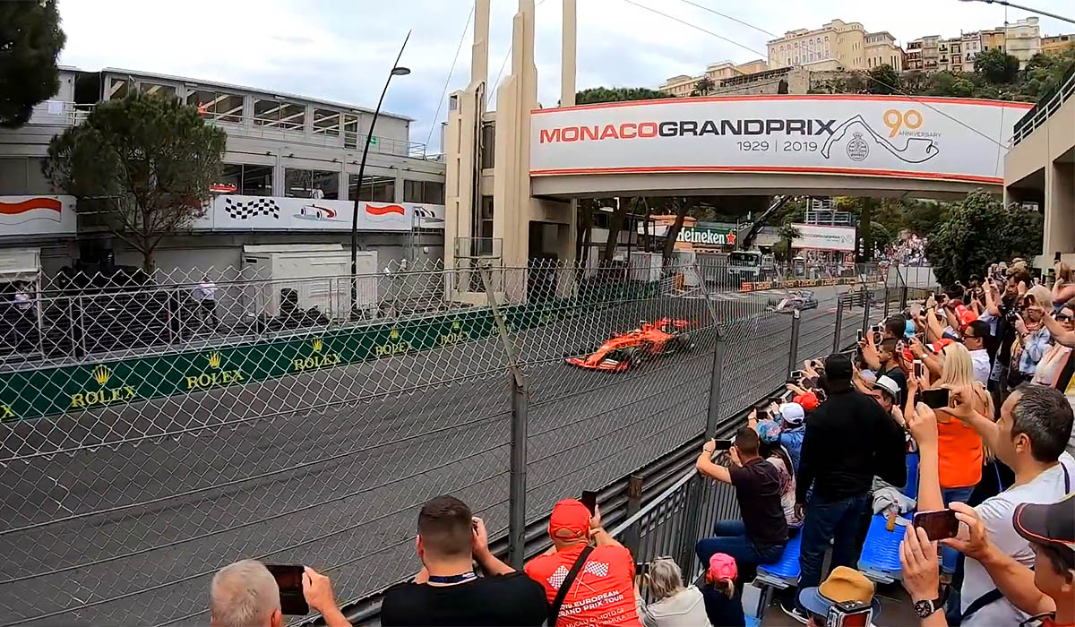 Monaco Grandstand x1 view