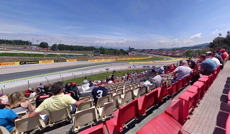 Grandstand A Catalunya Barcelona view