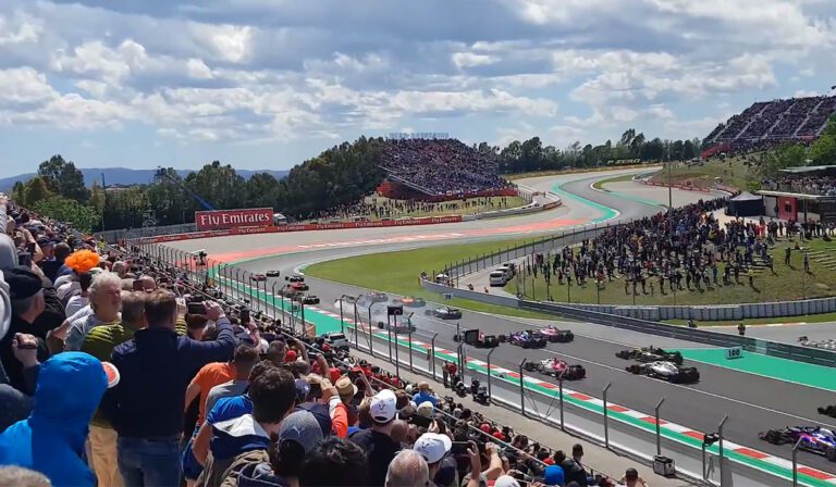 Grandstand E circuit de Barcelona Catalunya vistas