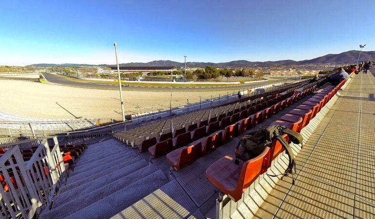 Grandstand N view Circuit de Catalunya Barcelona