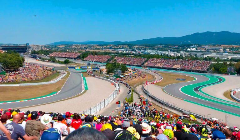 Grandstand Tribuna L Catalunya Barcelona view