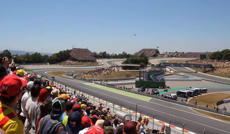 Tribuna K Circuit de Barcelona Cataluyna view