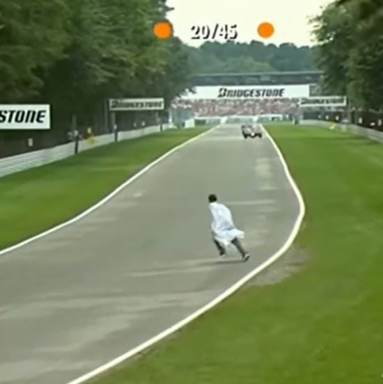 2000 German Grand Prix protestor