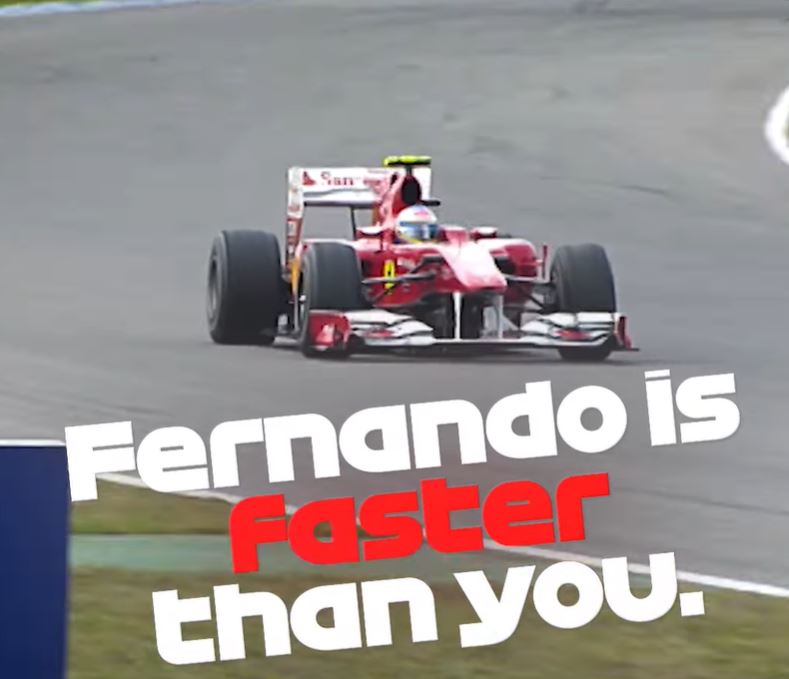 Fernando is faster than you