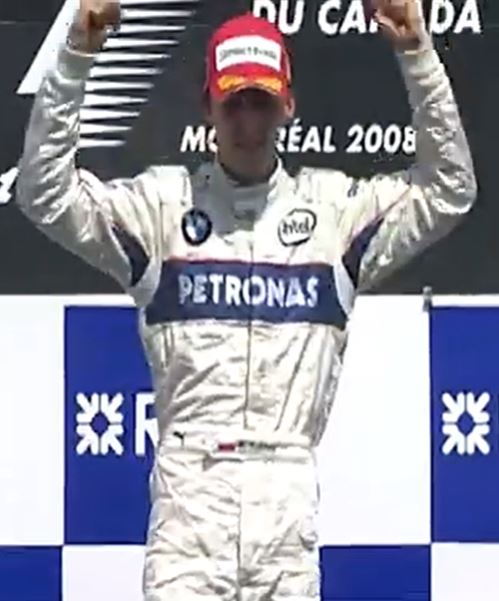 Robert Kubica's first F1 win at Canada GP in 2008