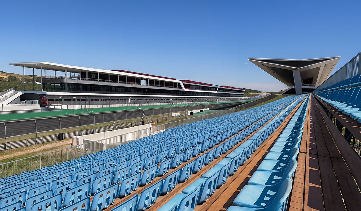 Pit exit 2 grandstand view Hungaroring