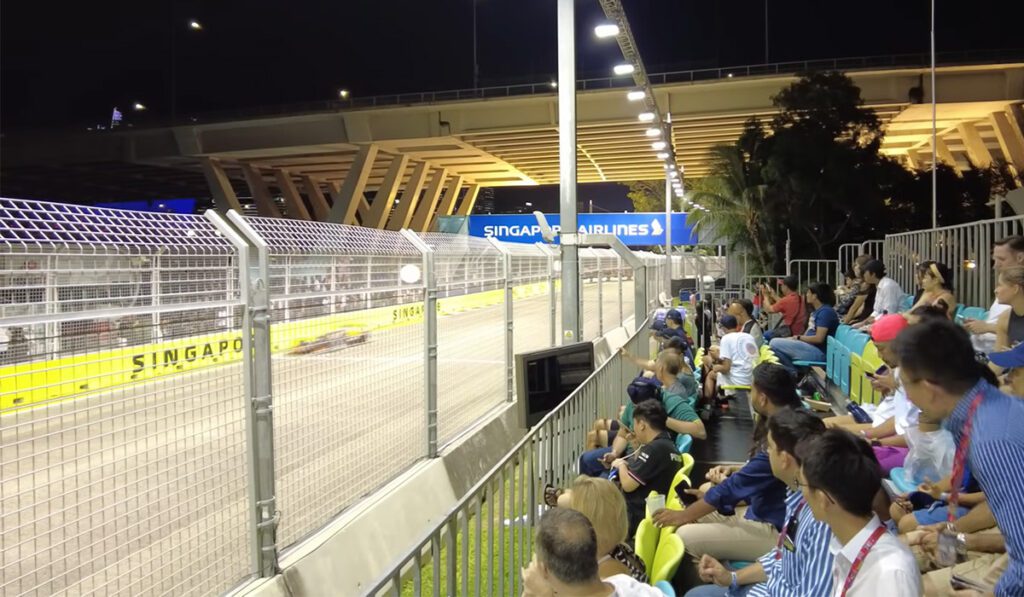 Skyline grandstand Singapore F1