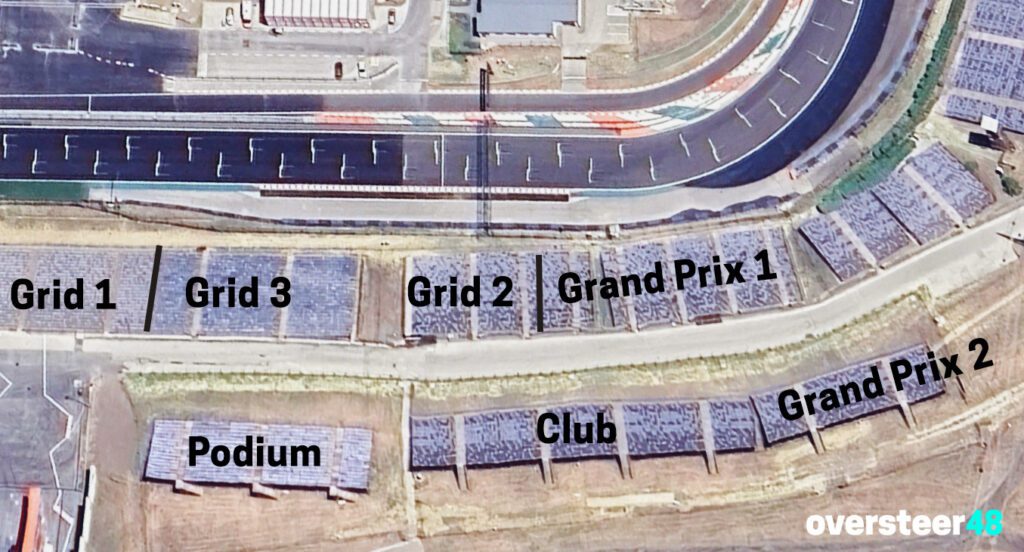 Hungaroring Club grandstand location podium grand prix grid 1 2 3