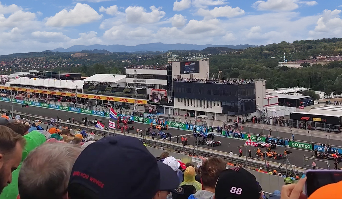 Podium grandstand Hungaroring