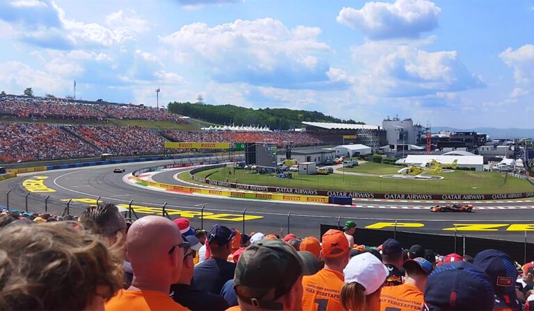 Apex 2 grandstand Hungarian Grand Prix view