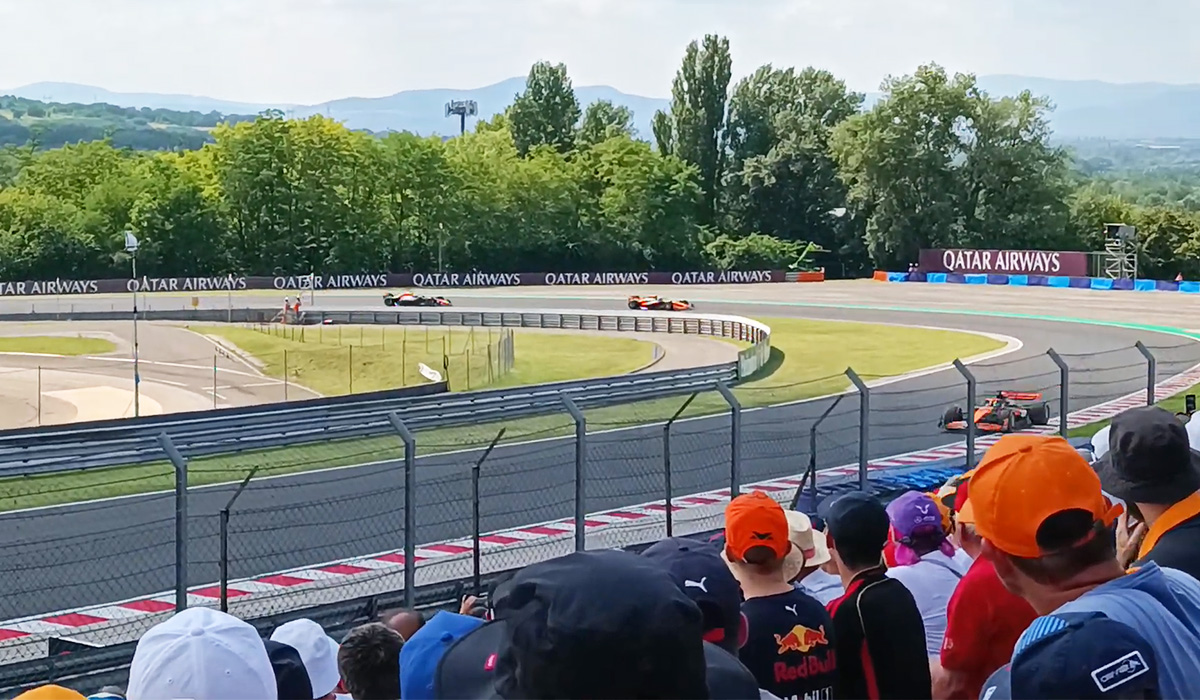 Chicane 2 grandstand view Hungaroring F1
