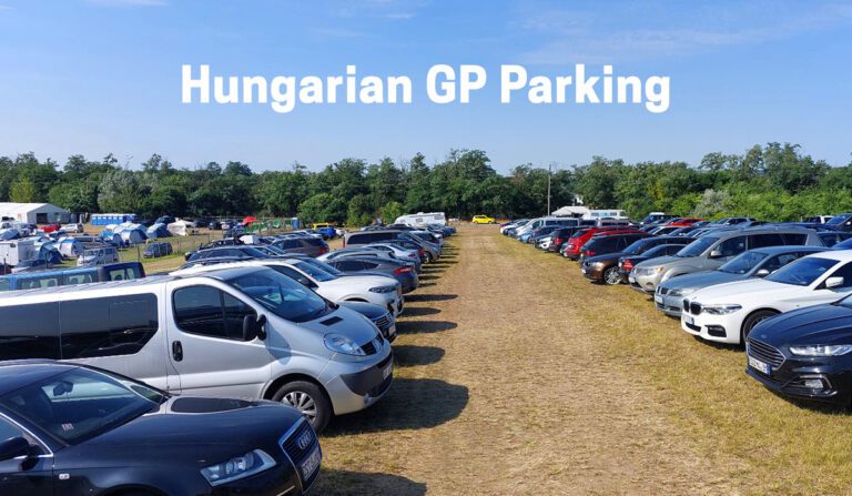 Hungarian Grand Prix parking