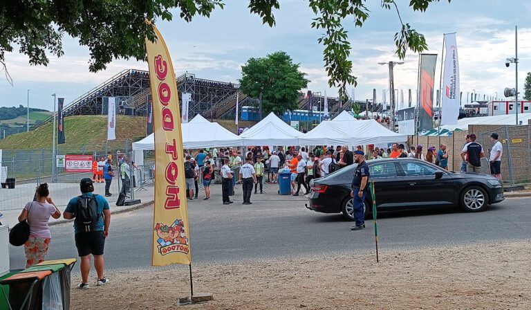 Hungaroring entrance gate