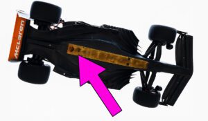 McLaren F1 car plank