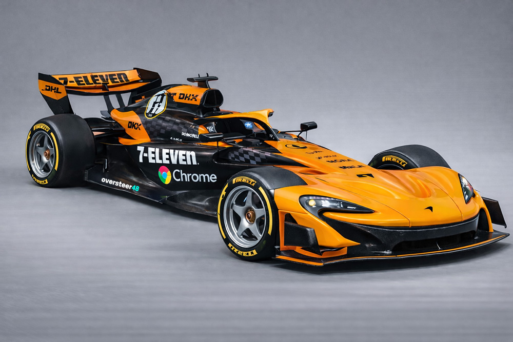 McLaren hybrid f1 car 3