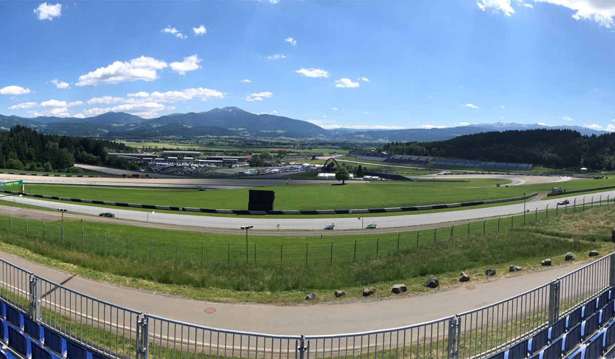 Schonberg grandstand view Austrian GP