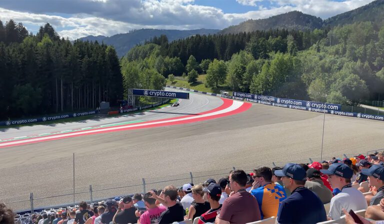 T9 grandstand view Austrian Grand Prix Spielberg