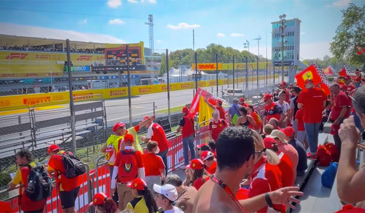 Gradinate Traguardo 28 Monza Formula 1
