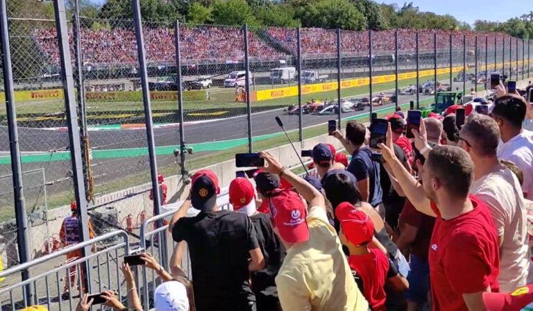 Grandstand 8a 8b Monza Prima Variante view