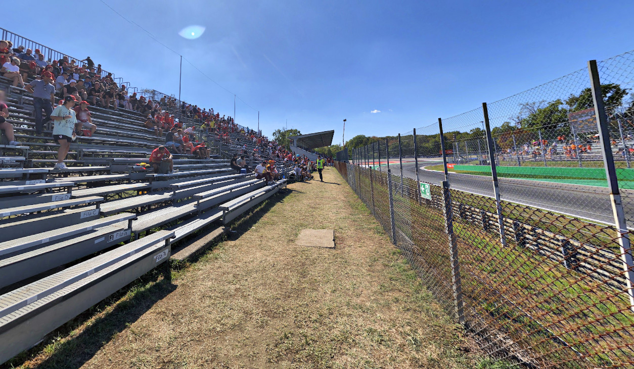 Monza Grandstand 21 Laterale Parabolica View Seat Plan Tickets