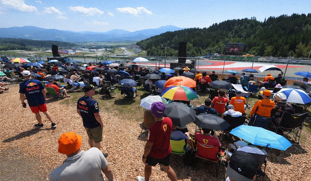 Red Bull Ring Formula 1 General Admission view