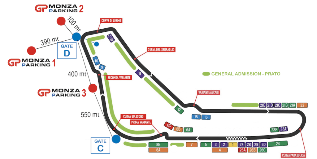 GP Monza Parking