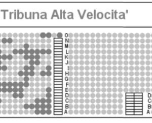Grandstand Alta Velocita Monza seating chart thumbnail