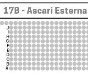 Grandstand 17 Ascari Esterna seating chart Monza thumbnail
