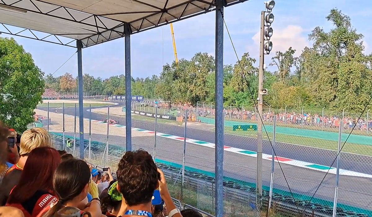 Grandstand 18 Monza Uscita Ascari view