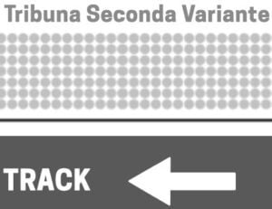 Grandstand Seconda Variante seating chart