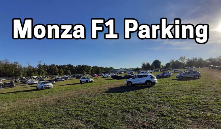 Monza F1 parking