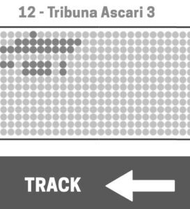 Monza Grandstand 12 Ascari 3 seating chart thumbnail