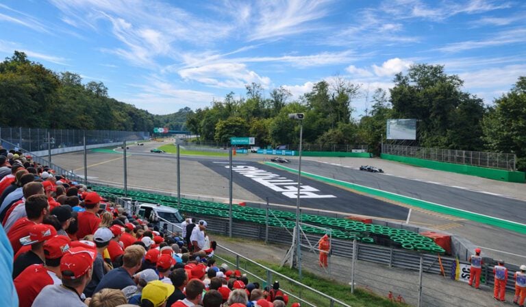 Monza Italian Grand Prix Grandstand 10 Roggia view