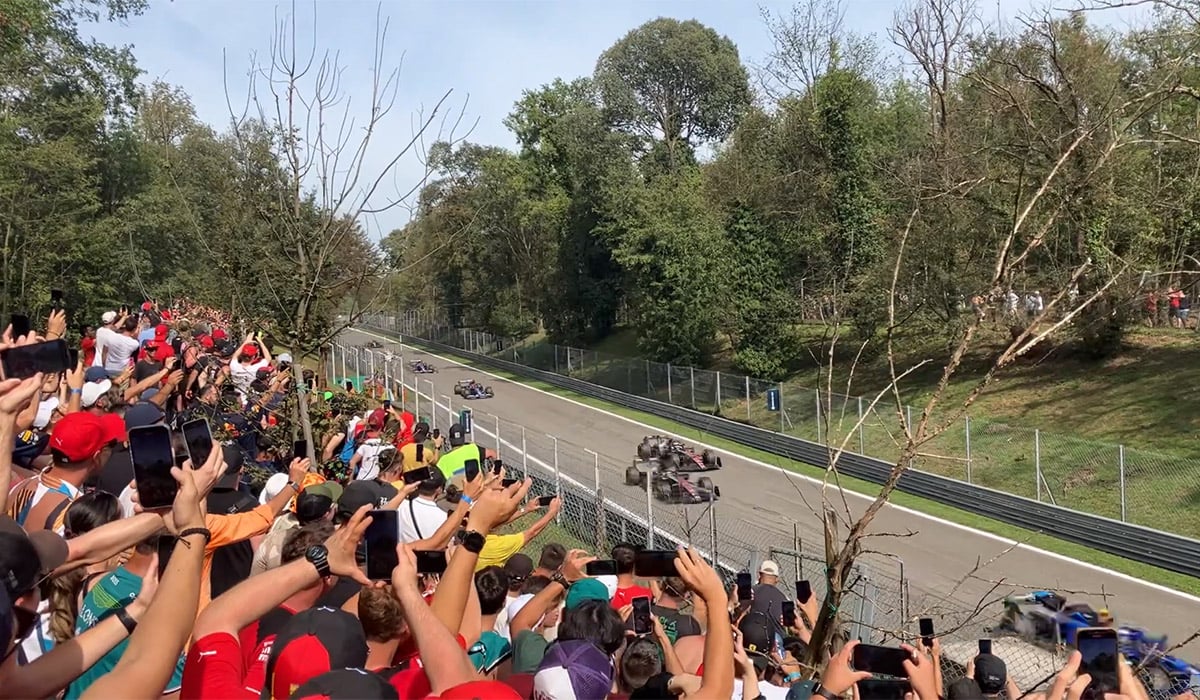 Monza Serraglio grandstand 11 view