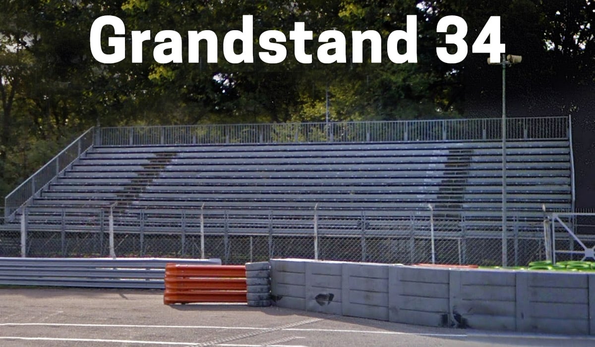 Monza grandstand 34 Lesmo 1 esterna