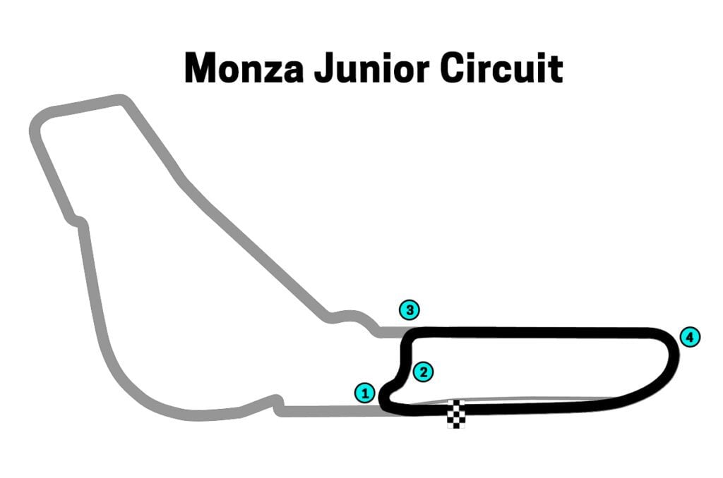 Monza junior circuit layout