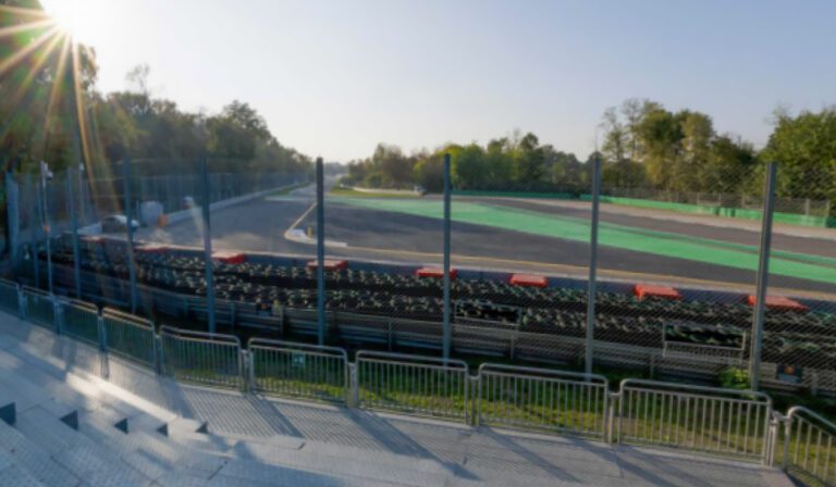 Monza seconda variante grandstand 9 view