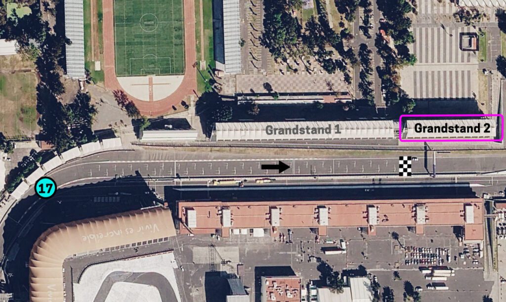 Autodromo Hermanos Rodriguez Grandstand 2 Grada 2 Mexico GP