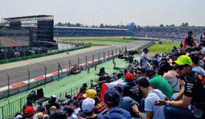 Grandstand 8 view Mexican Grand Prix