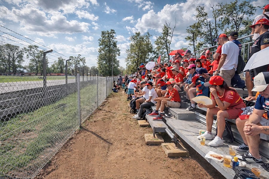 Italian Grand Prix general admission bleachers