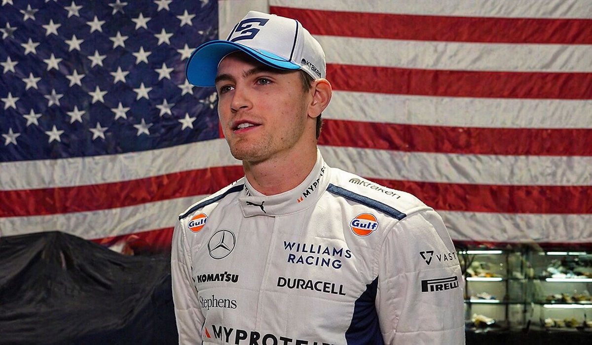 Logan Sargeant American Flag