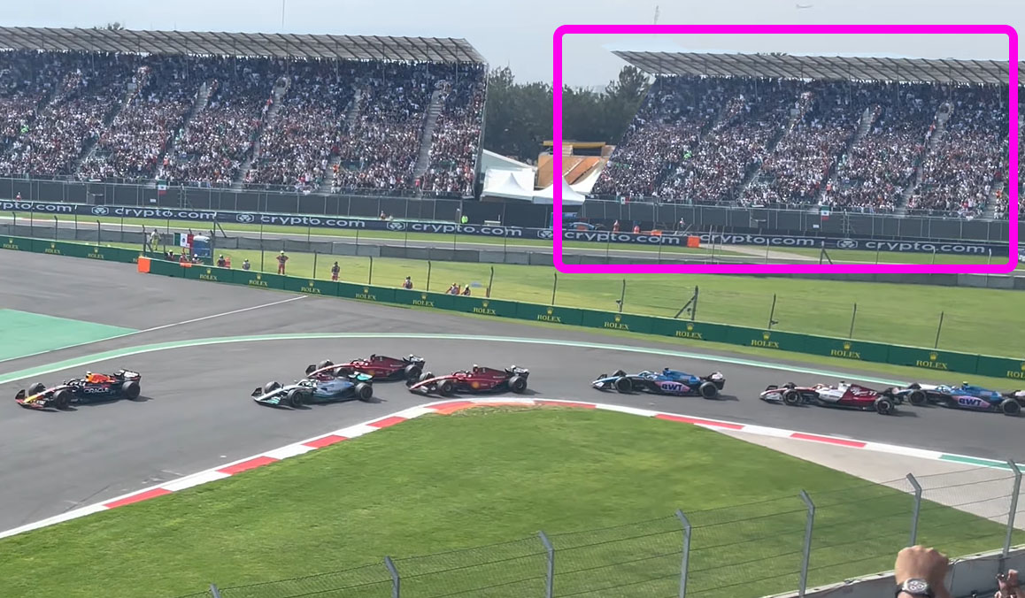 Mexico F1 grandstand 12