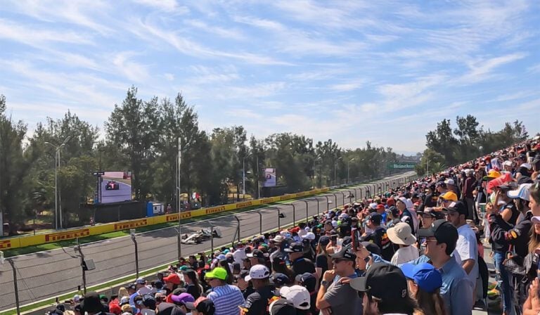 Mexico GP Grandstand 2A Grada 2A view