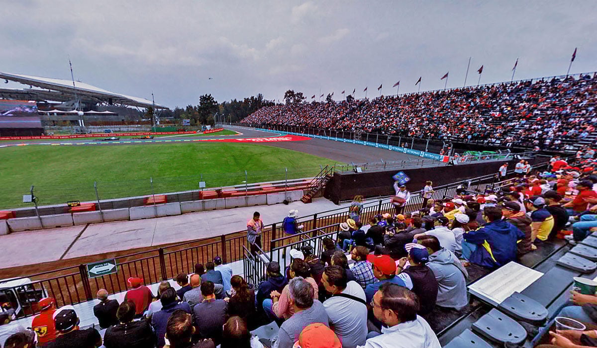 Mexico GP grandstand 5 view
